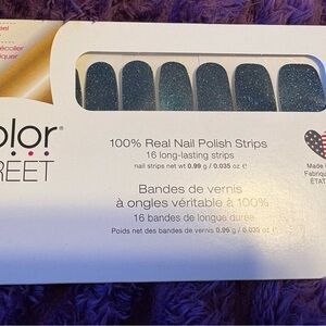 Color Street Vibrant Nail Polish Strips Mulholland Blue